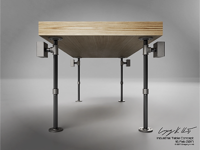 Industrial Table Design 2