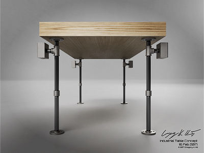 Industrial Table Design 2