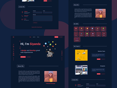 My Portfolio web design