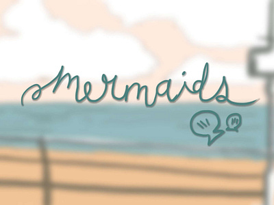Mermaids art direction design graphic design illustration short film storyboarding