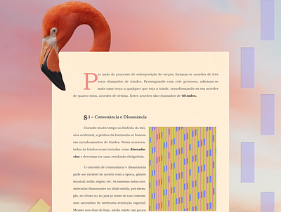 Tensão e repouso - exemplo 4 do livro de harmonia musical branding design ebook editorial graphic design harmony illustration