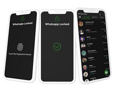 Whatsapp redesign screens