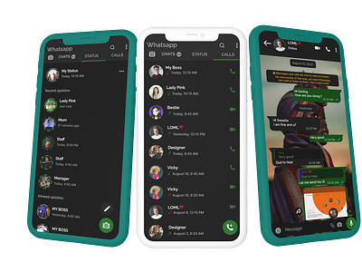 Whatsapp redesign screens 2