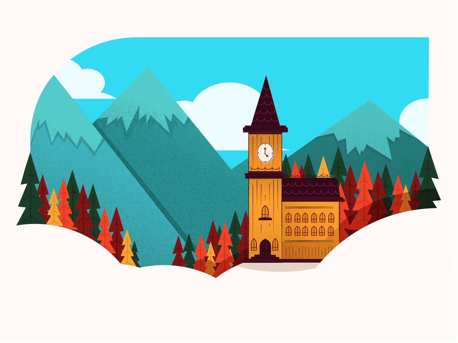 Winter Retreat by Ryan Logan on Dribbble