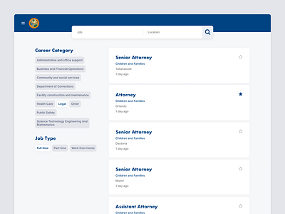 A job portal redesign