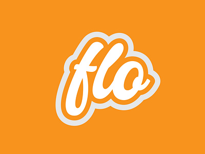 Flo logo design. minimalist logo design