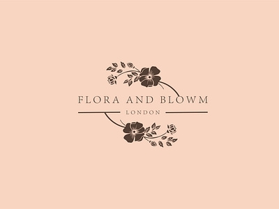 Hand Drawn logo design, botanical logo design.