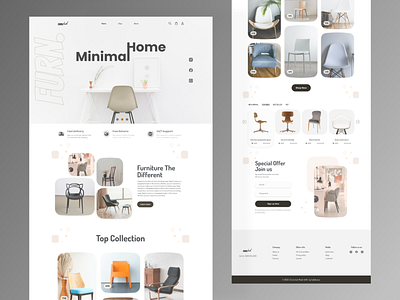 Minimal Furniture website landing page furniture landing page furniture shop web furniture user interface design furniture web furniture website furniture website design furniture website user interface home furniture interior design website minimal furniture office furniture ui ui ux design user interface