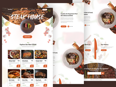 Restaurant Website: Steak House