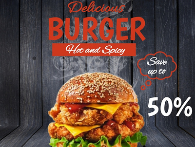 Burger design graphic design