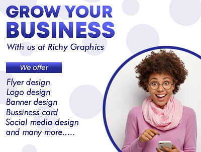 Advertisement graphic design