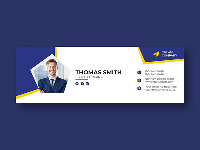 Email Signature Template banner banner inspiration banner inspirations branding design email email banner email signature email signature design email signature template facebook banner mail shopify banner