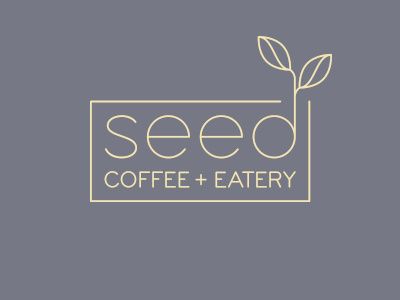 Seed brand branding design identity lettering logo mark seed type typography