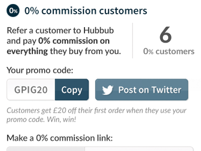 Shop tool - promotional tools clean form grey hubbub promo code twitter