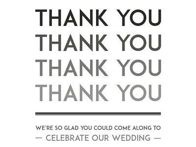 1920s-style thank you card detail 1920s black and white clean elegant gettin hitched rocks grey minimal thank you card vintage wedding