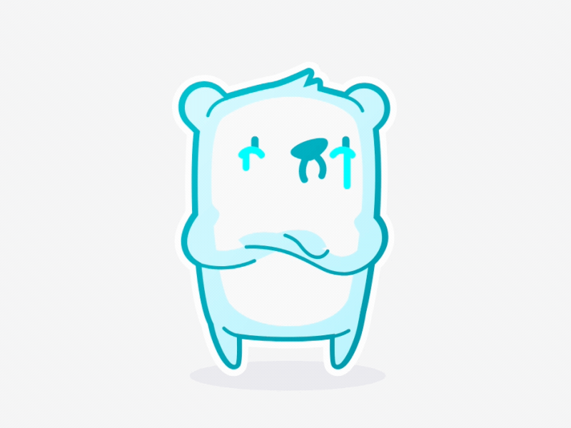 Sad Bear SVG Animation css css animation svg animation svgs