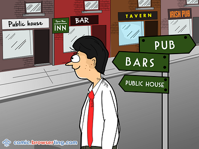 SEO Expert Joke bar beer browserling comic inn joke pub seo seo expert tavern