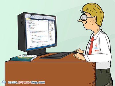Why do Java developers wear glasses?...