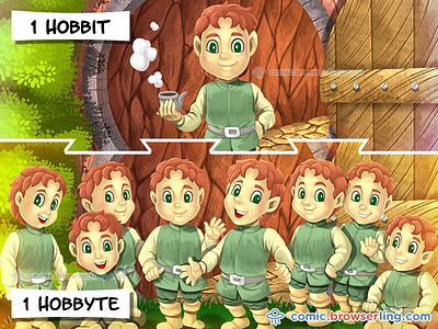Hobbyte bit bits browserling byte bytes comic hobbit hobbits hobbyte joke