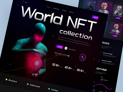 NFT Web Landing Page