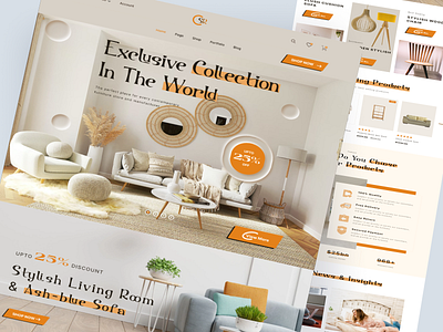 Furniture E-commerce Web Landing Page