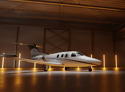 Private Jet Render 3d animation cg lighting motion graphics photography render vehicle