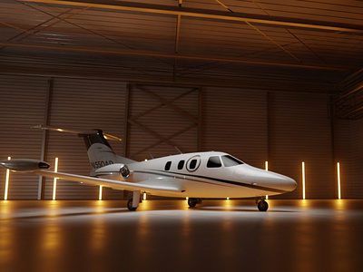 Private Jet Render 3d animation cg lighting motion graphics photography render vehicle