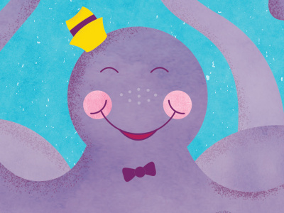 If You Give A Client a Concept childrens book illustration octopus poster