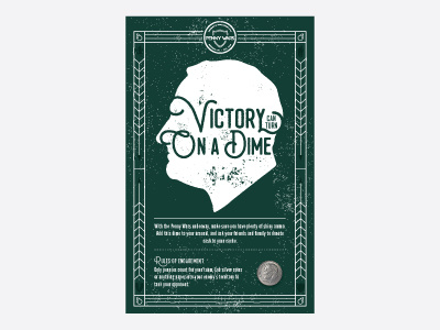 Penny Wars – Dime design flyer