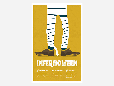 Infernoween 2 halloween illustration poster