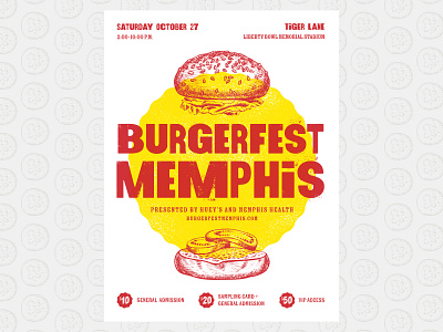 Burgerfest Print Ad ad burger burgerfest design
