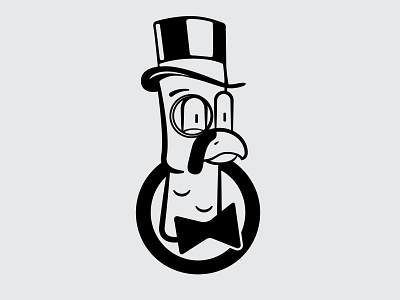 Gobbleopoly game illustration logo monoploy thanksgiving turkey