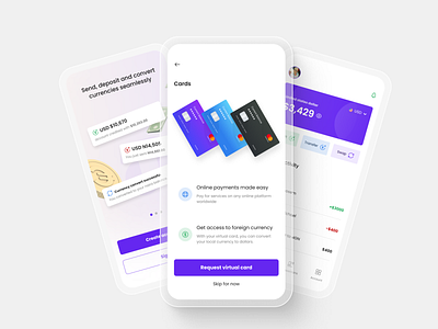 Amber - A fintech app case study banking case study design finance finance ui fintech fintech app fintech ui graphic design ui web 2