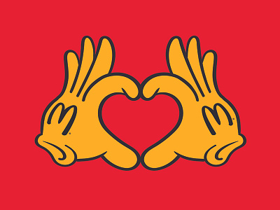 Ron sharing some love branding design heart illustration mcdonalds shirt