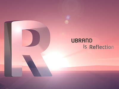 UBRAND is Reflection after effects animation camera compositing flare logo motion motiongraphics sunlight