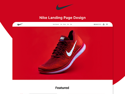 Nike Landing Page Redesign