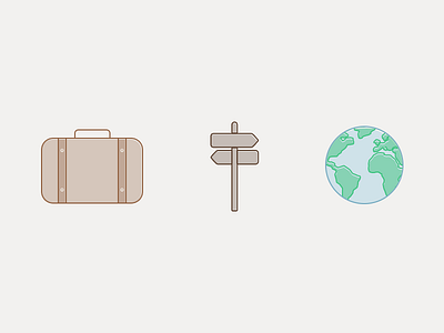 Travel icons