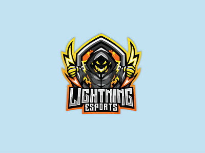 LIGHTNING ESPORTS LOGO ( Vector Tracing ) convert to raster design graphic design image to vector logo raster to vector vector vector logo vectorize