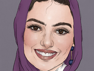 Noor Tagouri design famous graphic design illustration ink photoshop portrait