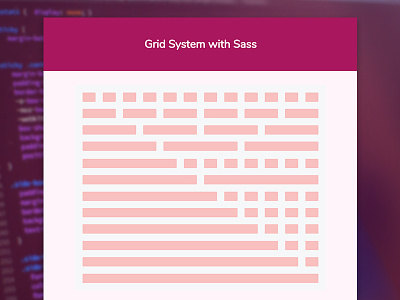 Grid System with Sass css grid sass