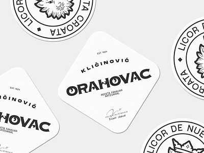Orahovac Cupholders argentina branding buenos aires design holder identity illustration los caballos marca print type typography