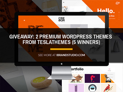 Giveaway! 2 Premium Wordpress Themes from Teslathemes