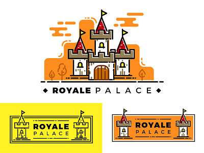 Free Palace Logo Template Style 1 ai castle eps free template logo palace