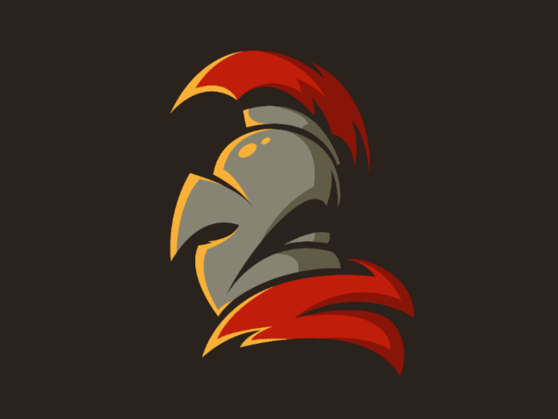 Spartan warrior soldier legion warrior illustration vector mascot esport badge logo spartan