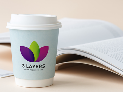 3 LAYERS colorful free freebies logo template