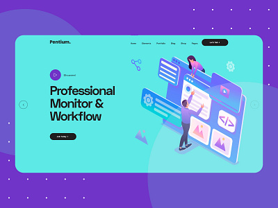 Pentium - Creative Portfolio & Agency design ui ux web