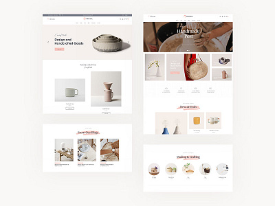 Mixmart - Handmade Shop design ui ux web