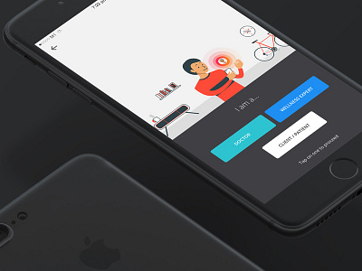 Landing screen landingscreen mobile app ui ux