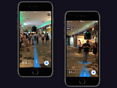 AR people finder app app ar arkit augmented augmentedreality future ios mobile reality ui