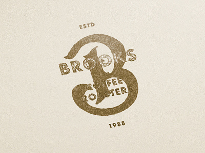 Brooks Stamp brand identity branding coffee roasters illustration logo packaging packagingdesign stamp vintage